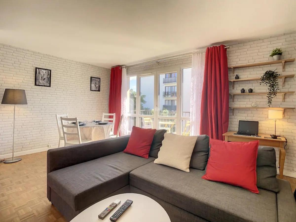 Appartement Chic Proche De Paris, Parking Inclus Saint-Maur-des-Fossés Dış mekan fotoğraf